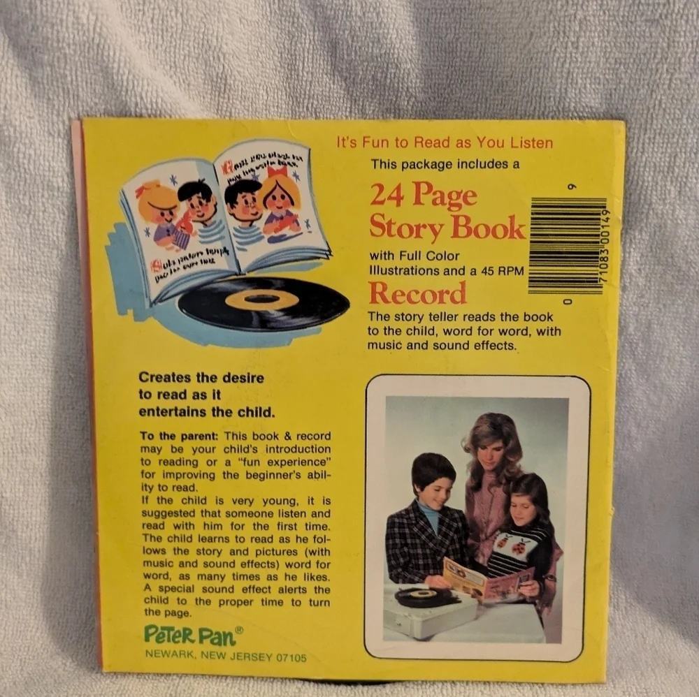 Peter Pan Beauty and the Beast Book & Record